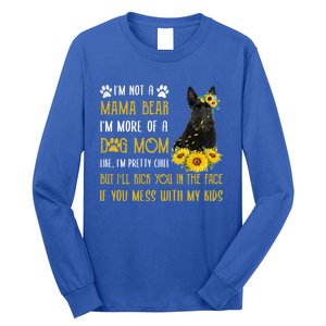 Sunflower Scottish Terrier Mom Mothers Day Dog Mom Gift Long Sleeve Shirt