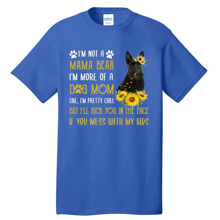 Sunflower Scottish Terrier Mom Mothers Day Dog Mom Gift Tall T-Shirt