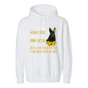 Sunflower Scottish Terrier Mom Mothers Day Dog Mom Gift Garment-Dyed Fleece Hoodie