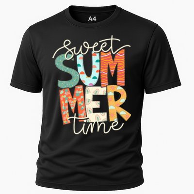 Sweet Summer Time Retro Vintage Style Cooling Performance Crew T-Shirt