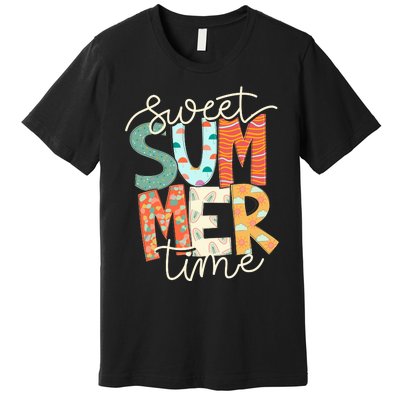 Sweet Summer Time Retro Vintage Style Premium T-Shirt