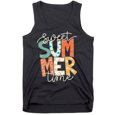 Sweet Summer Time Retro Vintage Style Tank Top