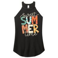 Sweet Summer Time Retro Vintage Style Women's Perfect Tri Rocker Tank