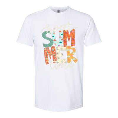 Sweet Summer Time Retro Vintage Style Softstyle CVC T-Shirt