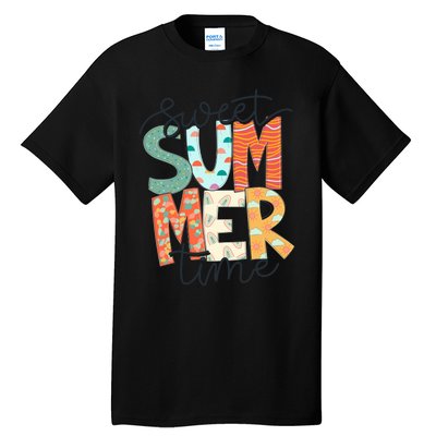 Sweet Summer Time Retro Vintage Tall T-Shirt