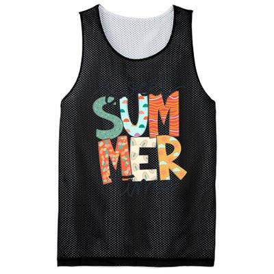 Sweet Summer Time Retro Vintage Mesh Reversible Basketball Jersey Tank