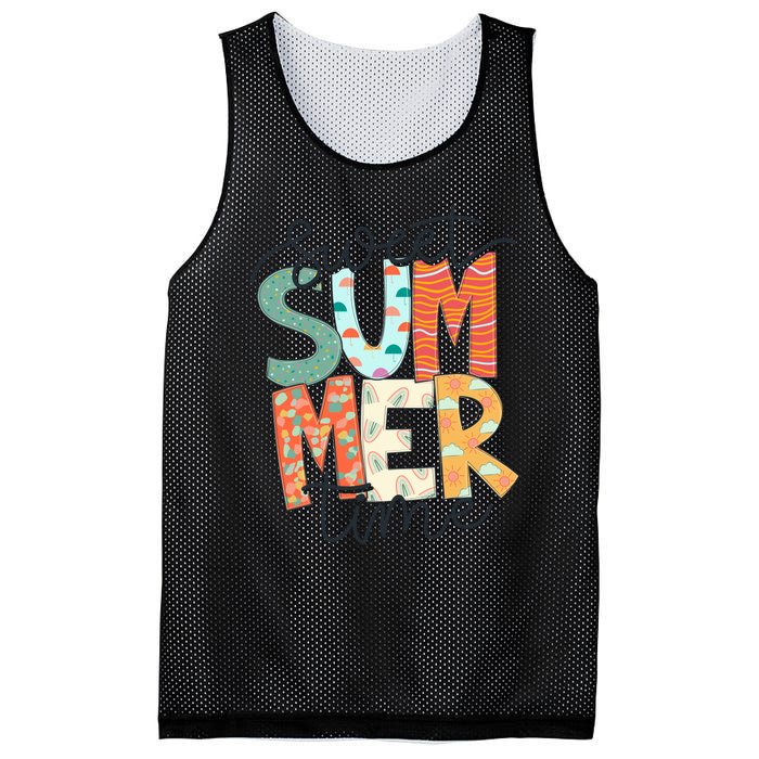 Sweet Summer Time Retro Vintage Mesh Reversible Basketball Jersey Tank