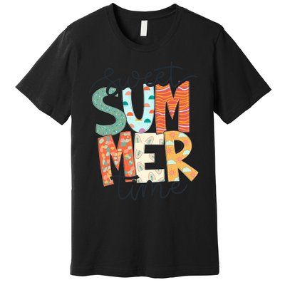 Sweet Summer Time Retro Vintage Premium T-Shirt