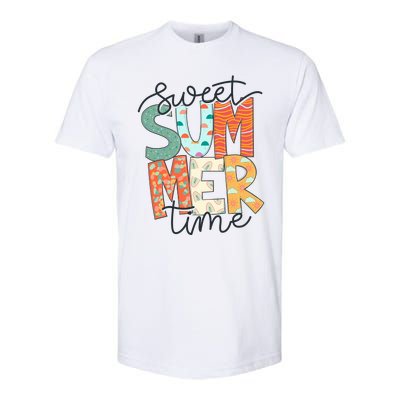 Sweet Summer Time Retro Vintage Softstyle CVC T-Shirt