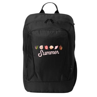 Summer Seashell Tropical City Backpack