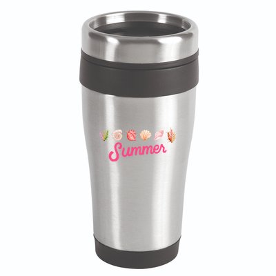 Summer Seashell Tropical 16oz Travel Tumbler