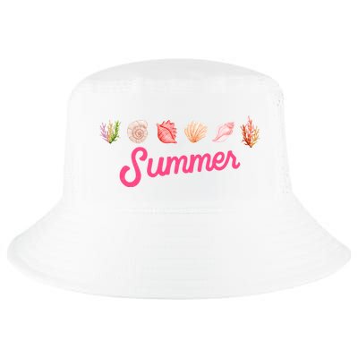 Summer Seashell Tropical Cool Comfort Performance Bucket Hat