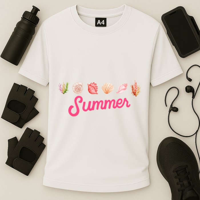 Summer Seashell Tropical Performance Shirt