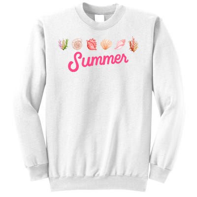 Summer Seashell Tropical Sweatshirt