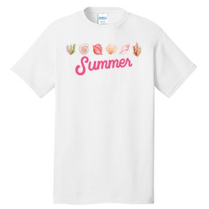 Summer Seashell Tropical Tall T-Shirt