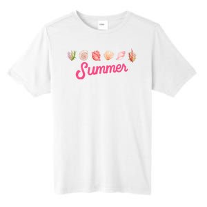 Summer Seashell Tropical Tall Fusion ChromaSoft Performance T-Shirt