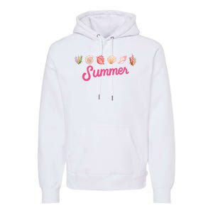 Summer Seashell Tropical Premium Hoodie