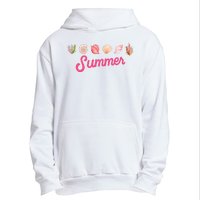 Summer Seashell Tropical Urban Pullover Hoodie