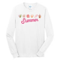 Summer Seashell Tropical Tall Long Sleeve T-Shirt