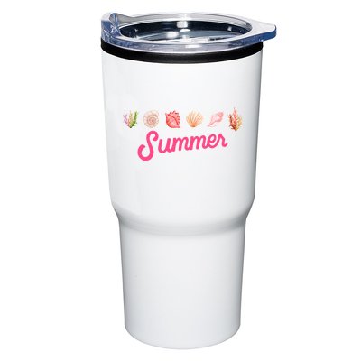 Summer Seashell Tropical Tumbler