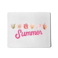 Summer Seashell Tropical Mousepad