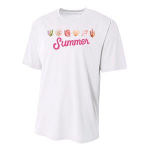 Summer Seashell Tropical Performance Sprint T-Shirt