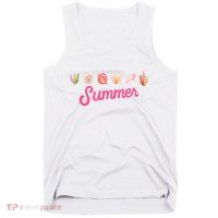 Summer Seashell Tropical Tank Top