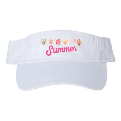 Summer Seashell Tropical Visor