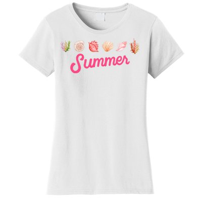 Summer Seashell Tropical Women's T-Shirt