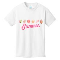 Summer Seashell Tropical Kids T-Shirt