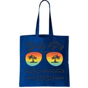 Summer Sunglasses Trip 2024 Massachusetts Beach Gift Tote Bag