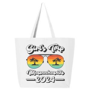 Summer Sunglasses Trip 2024 Massachusetts Beach Gift 25L Jumbo Tote