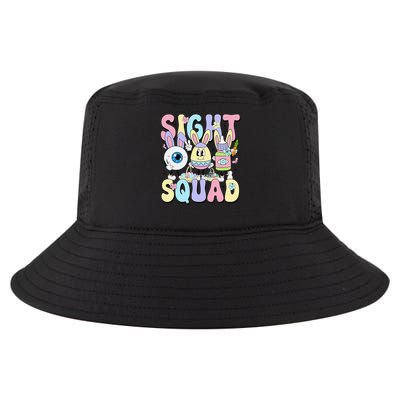 Sight Squad Therapist Optometrist Optometry Bunny Easter Cool Comfort Performance Bucket Hat
