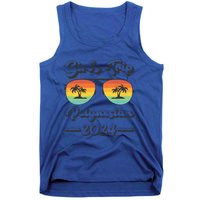 Summer Sunglasses Trip 2024 Polynesian Beach Great Gift Tank Top