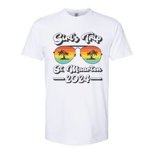 Summer Sunglasses Trip 2024 St Maarten Beach Gift Softstyle CVC T-Shirt