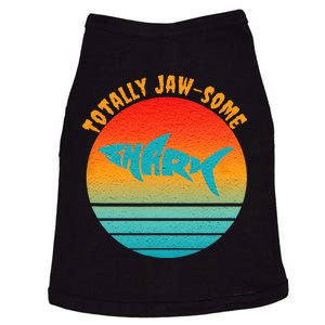 Shark Sunset Totally Jaw Some Awesome Beach Love Ocean Life Doggie Tank