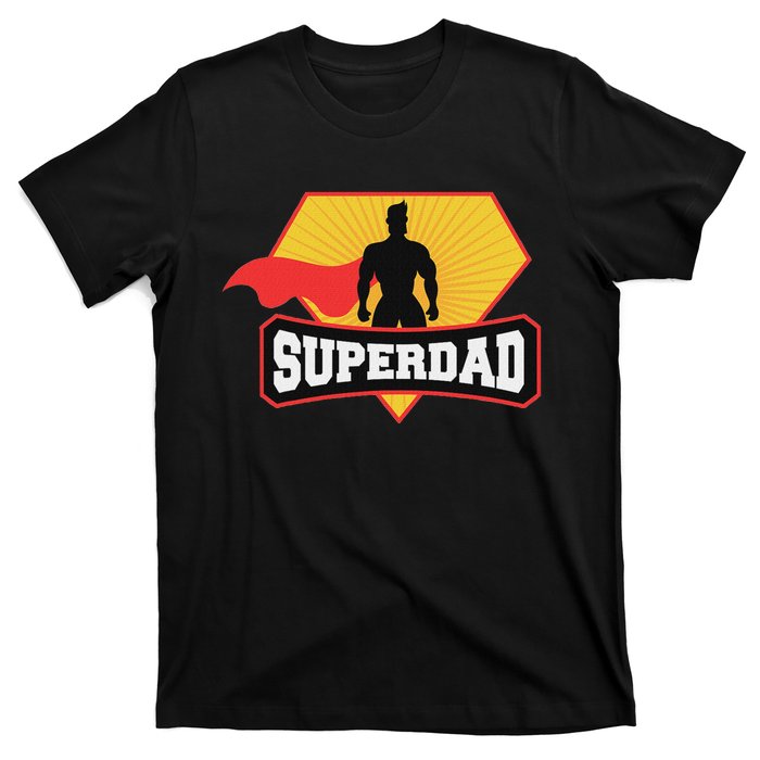 Superdad Superhero Themed For Fathers Day T-Shirt