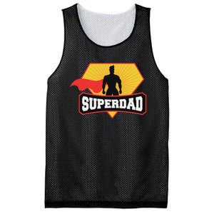 Superdad Superhero Themed For Fathers Day Mesh Reversible Basketball Jersey Tank