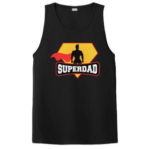 Superdad Superhero Themed For Fathers Day PosiCharge Competitor Tank