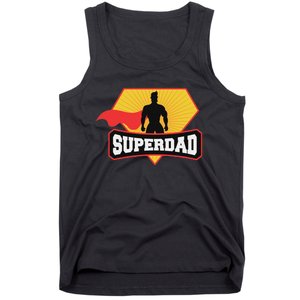 Superdad Superhero Themed For Fathers Day Tank Top