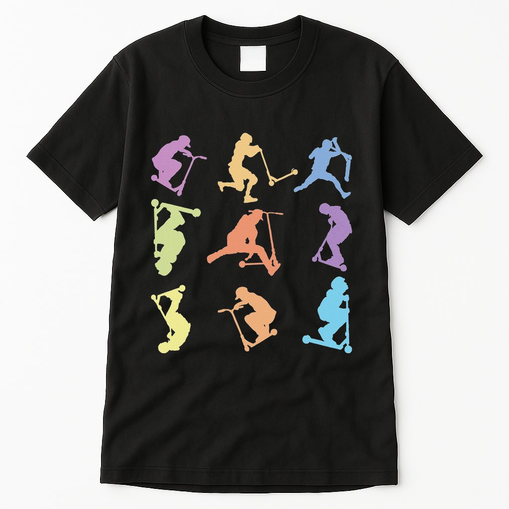 Stunt Scooter Tricks Tall T-Shirt