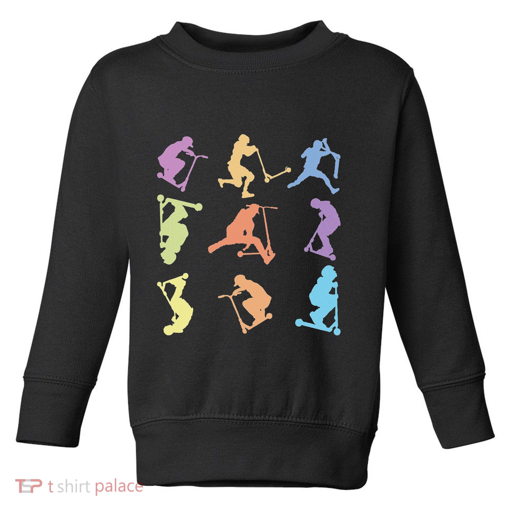 Stunt Scooter Tricks Toddler Sweatshirt