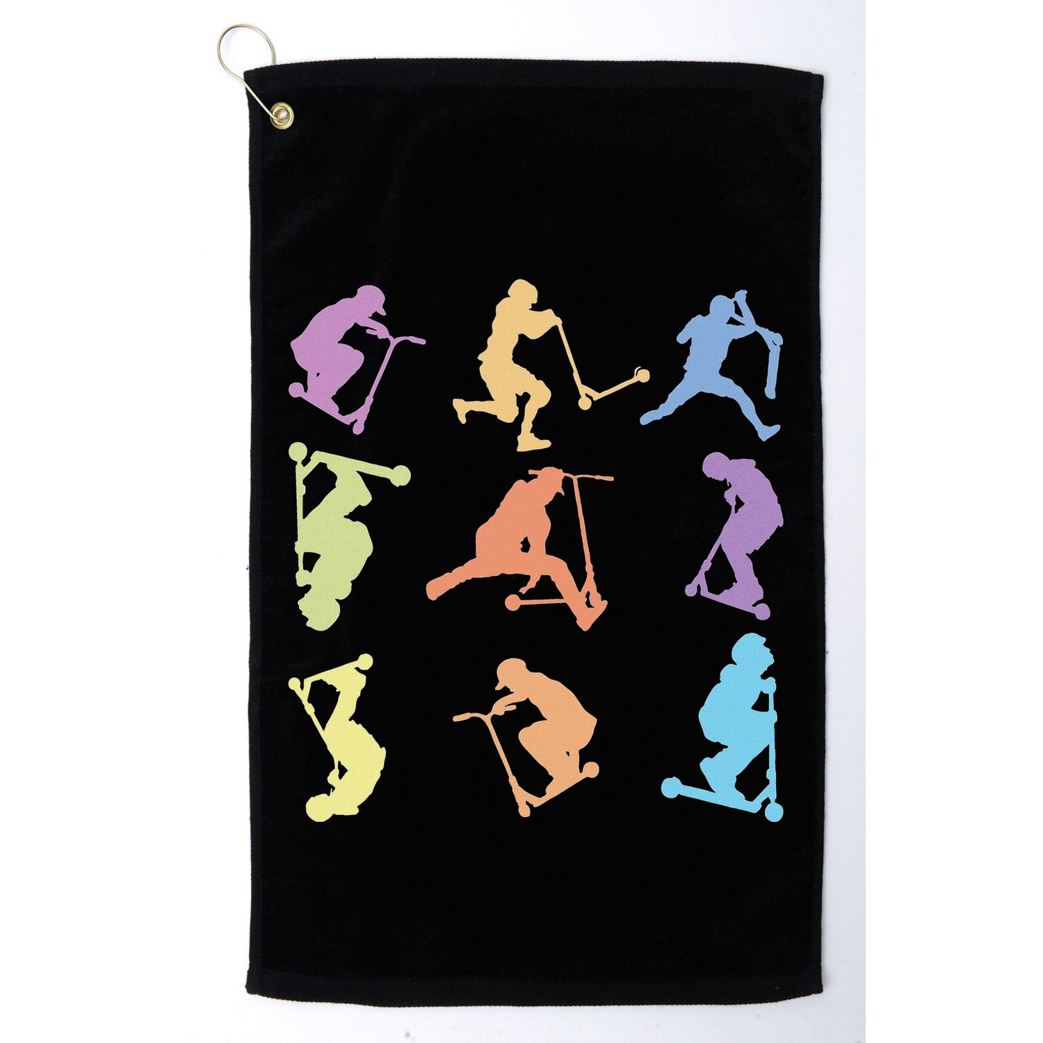 Stunt Scooter Tricks Golf Towel