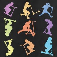 Stunt Scooter Tricks Golf Towel