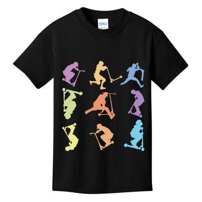 Stunt Scooter Tricks Kids T-Shirt