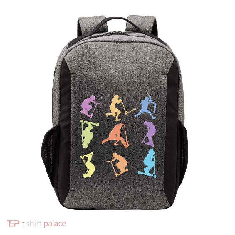 Stunt Scooter Tricks Vector Backpack