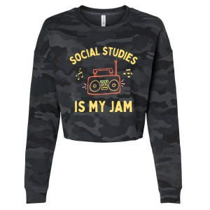 Social Studies Teacher Team, History Teacher Appreciation Cropped Pullover Crew