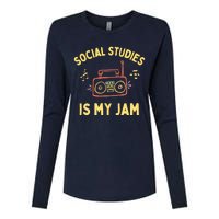 Social Studies Teacher Team, History Teacher Appreciation Womens Cotton Relaxed Long Sleeve T-Shirt