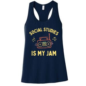 Social Studies Teacher Team, History Teacher Appreciation Women's Racerback Tank