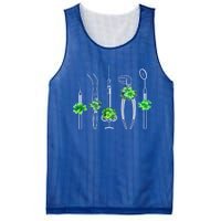 Sickle Scaler Tweezer Mouth Mirror Dentist St Patrick's Day Meaningful Gift Mesh Reversible Basketball Jersey Tank